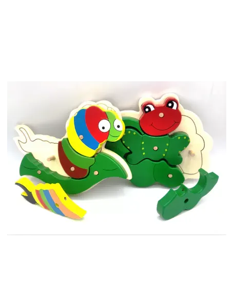 Wooden Toys Сортер для малышей деревянный Развивающая игра Набор 2шт