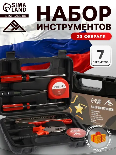 Market_Наборы инструментов Набор инструментов в кейсе ЛОМ