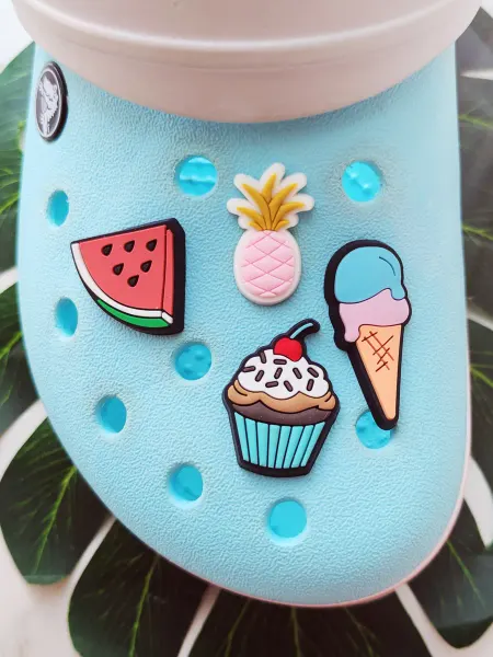 Fun_Jibz Джибитсы фрукты мороженое арбузик на Crocs
