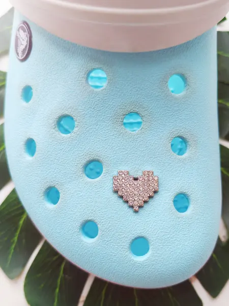 Fun_Jibz Джибитсы стразы сердце на crocs женские блестящие