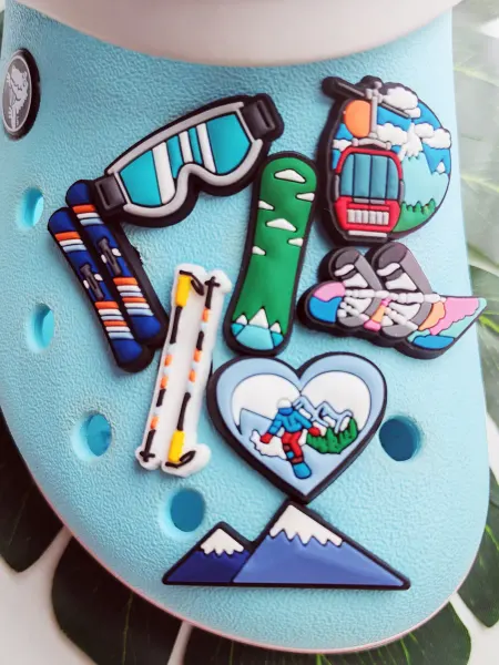 Fun_Jibz Джибитсы лыжи горы на crocs, сноуборд для взрослых
