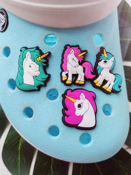 Fun_Jibz Джибитсы единорожки пони на Crocs для детей