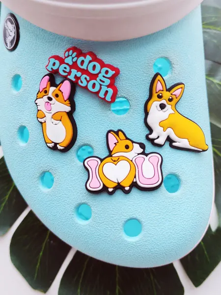 Fun_Jibz Джибитсы корги собаки на Crocs