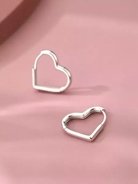 DANTONY Серьги сердечки бижутерия