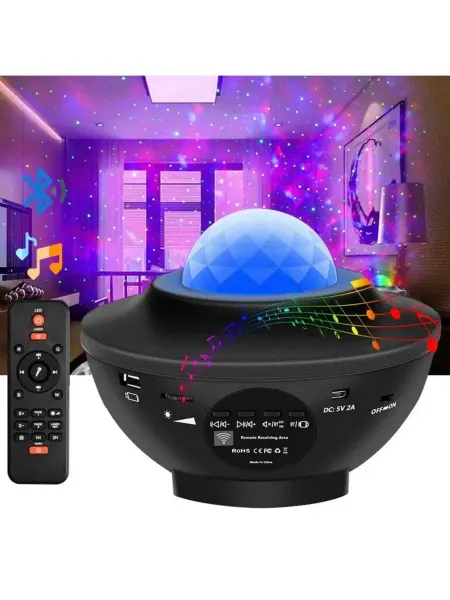 Home enquire Ночник-проектор звездное небо с bluetooth