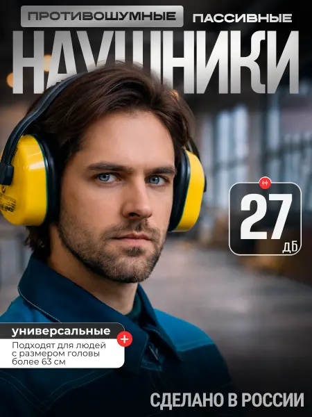 РОСОМЗ Наушники шумоподавляющие СОМЗ-1 Ягуар, 27дБ