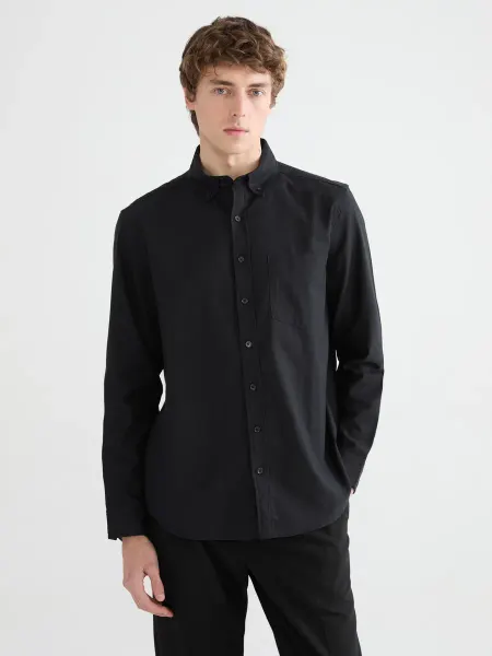 LC Waikiki Мужская рубашка regular fit из оксфорда