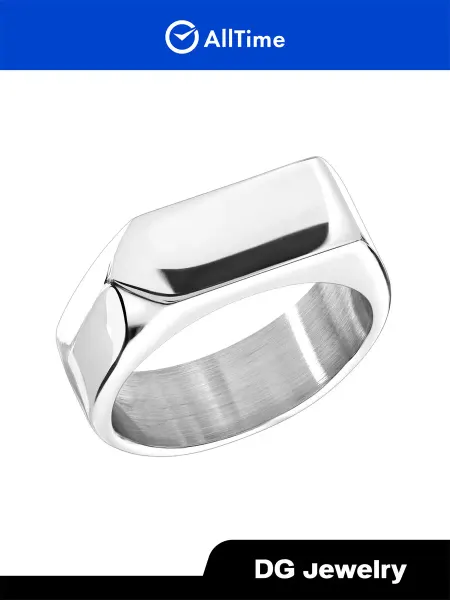 DG Jewelry Кольцо стальное бижутерия