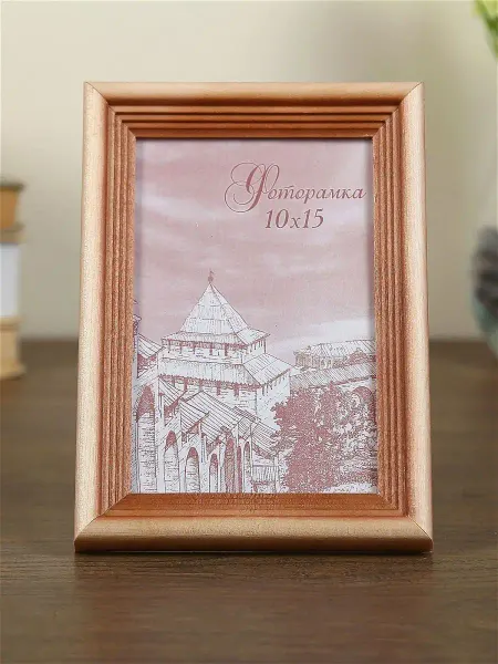Bom-dom Фоторамка сосна 10 × 15 пластиковый экран