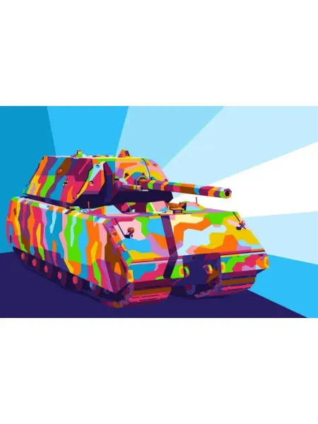 Red Hot Chili Transport Постер "Военная техника. Panzerkampfwagen VIII Маус"