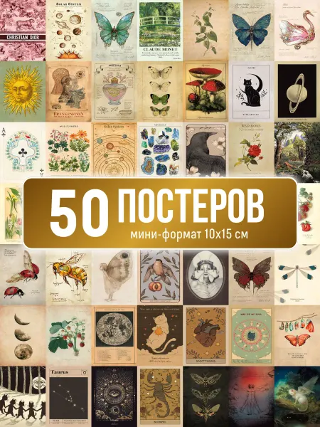Poster800 Постеры анатомия природы карточки на стену