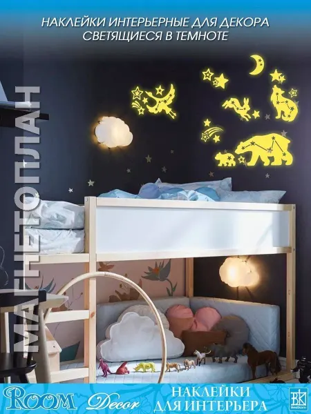 Room Decor Наклейки интерьерные, Светящиеся созвездия