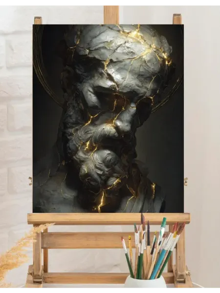 Art on Canvas Античность Картина по номерам на холсте 40х50 см