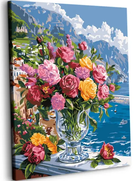 Art on Canvas Летний букет Картина по номерам на холсте 40х50 см
