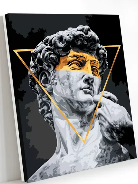 Art on Canvas Давид Эстетика Картина по номерам на холсте 40х50 см