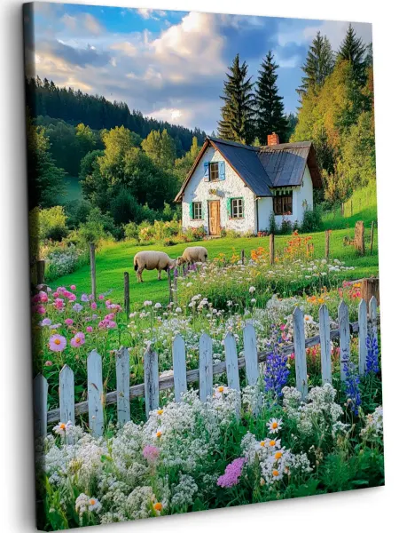Art on Canvas Дача Картина по номерам на холсте 40х50 см