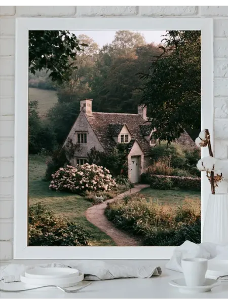 Art on Canvas Романтический дом Картина по номерам 40х50 см