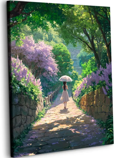 Art on Canvas Пышные заросли Картина по номерам на холсте 40х50 см