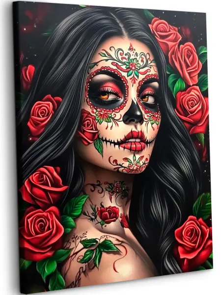 Art on Canvas Мексиканская красавица Картина по номерам на холсте 40х50 см