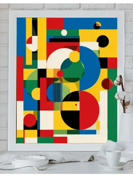 Art on Canvas Кубизм Картина по номерам на холсте 40х50 см