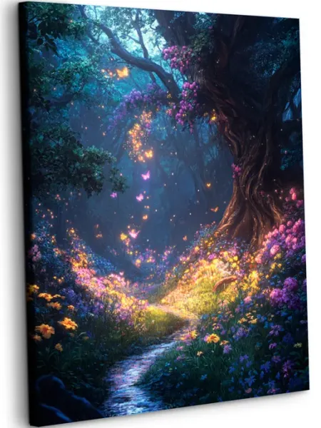 Art on Canvas Сказочный лес Картина по номерам на холсте 40х50 см