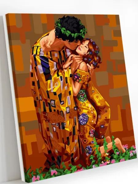 Art on Canvas Космическая любовь Картина по номерам на холсте 40х50 см