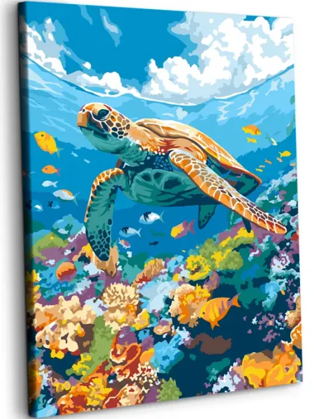 Art on Canvas Мир фэнтези Картина по номерам на холсте 40х50 см