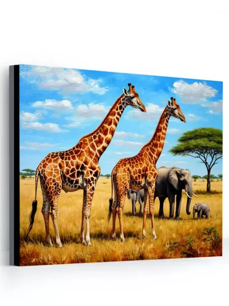Art-Hobby-Market Картина на стену для интерьера животные Африки 40х50