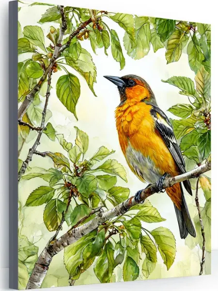 Art-Hobby-Market Картина на стену для интерьера птичка 40х50