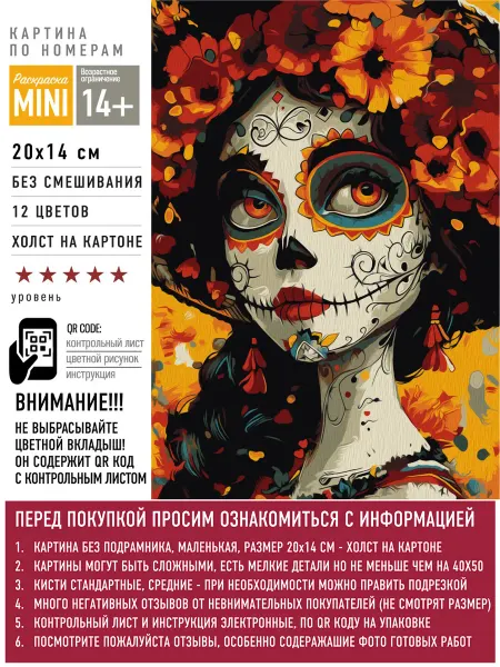 Артвентура Картина по номерам - Катрина, книга жизни