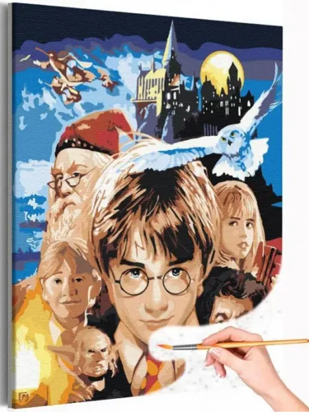 Живопись по номерам Картина по номерам Гарри Поттер Harry Potter Хогвартс 40х50