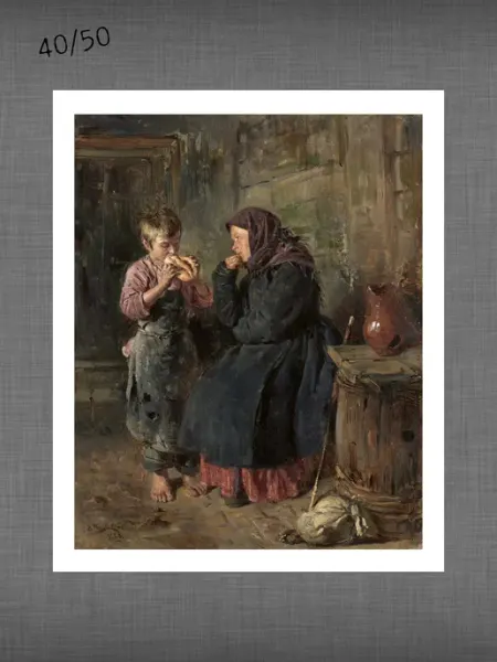 Past_today "Свидание", Маковский (искусст.холст, 40х50 см)