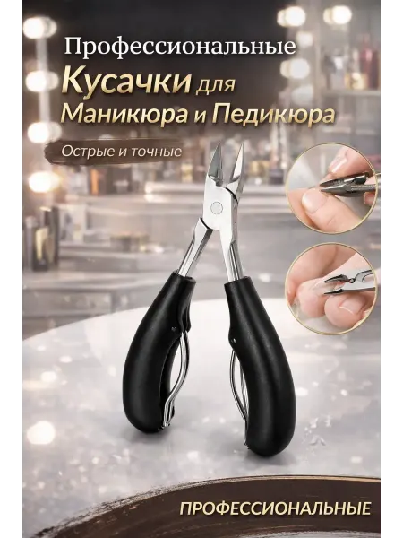 Иби Кусачки для кутикулы профессиональные маникюрные острые