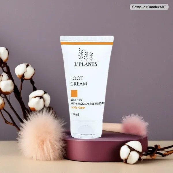 L'PLANTS Крем для ног с мочевиной 10% от трещин 50мл