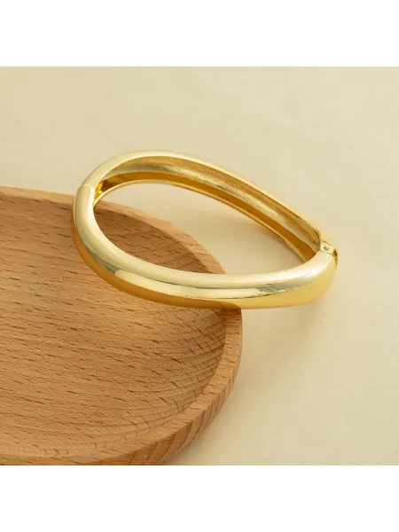 YAccessories Браслет на руку кафф серебристый old money
