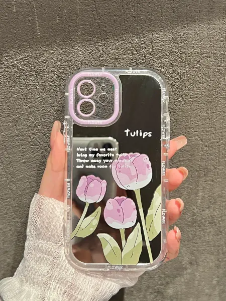 О'кейси Чехол на iPhone 12 зеркальный с принтом