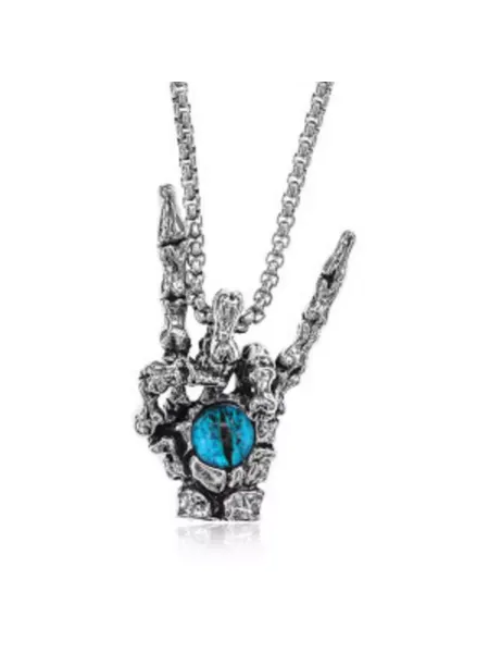Runes&Gems Подвеска Глаз и рука на цепочке, 4х2см