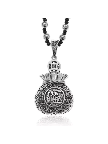 Runes&Gems Подвеска с чётками Мешок богатства, 6х3см