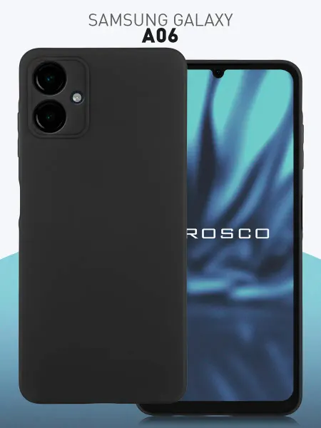 Rosco Тонкий чехол на Samsung A06 черный