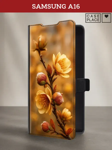 Samsung Чехол-книжка на A16 осенний