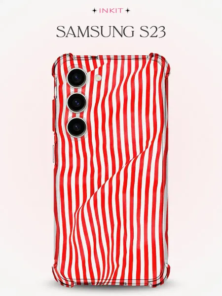 INKIT Чехол на samsung s23 в полоску