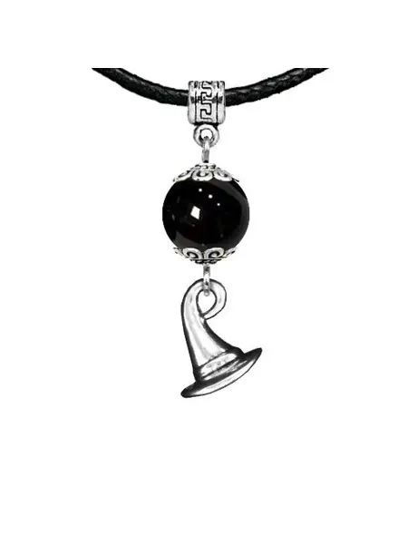 Runes&Gems Амулет Шляпа (магический дар), черный агат