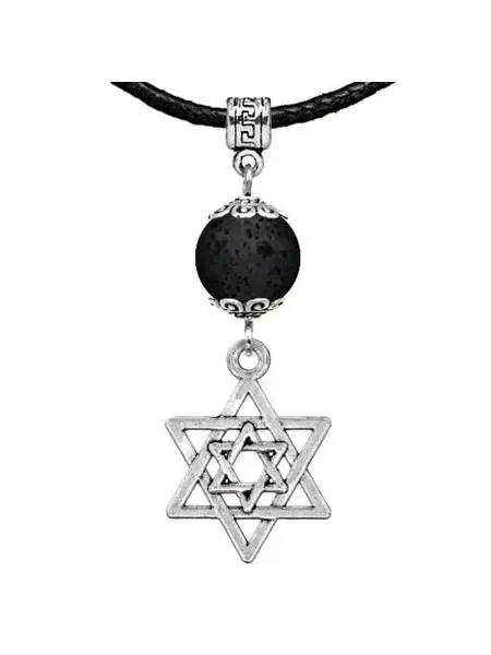 Runes&Gems Амулет Звезда Давида (от сглаза и зла), лава