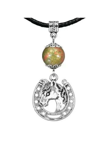 Runes&Gems Амулет Подкова (счастье), унакит