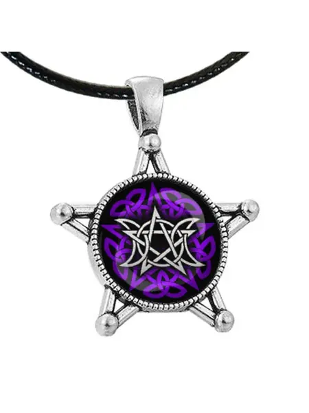Runes&Gems Кулон-амулет на шею с подвеской Пентакль Луны