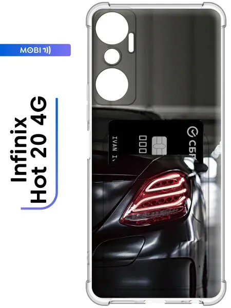 Mobi711 Чехол с карманом для Infinix Hot 20 4G