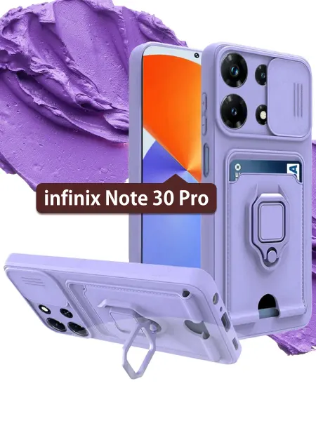 ЧЕХОЛБЕРИ Чехол со шторкой и картхолдером на Infinix Note 30 Pro