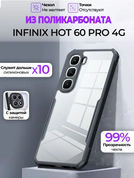 GAGEZA PURE Чехол на Infinix Hot 60 Pro 4G