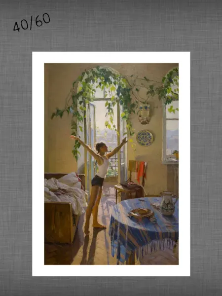 Past_today "Утро", Яблонская (искусст.полотно без подрамн, 40х60)