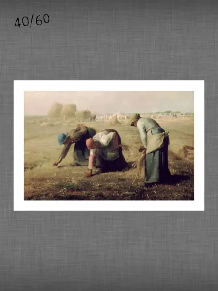 Past_today "Сборщицы колосьев", Милле (искусст.полотно, 40х60)